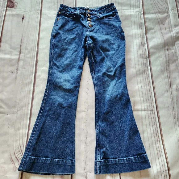 Smith + Rogue "No. 74 Trouser" Bootcut Blue Jeans Western | Women's Size 28 - Picture 4 of 15